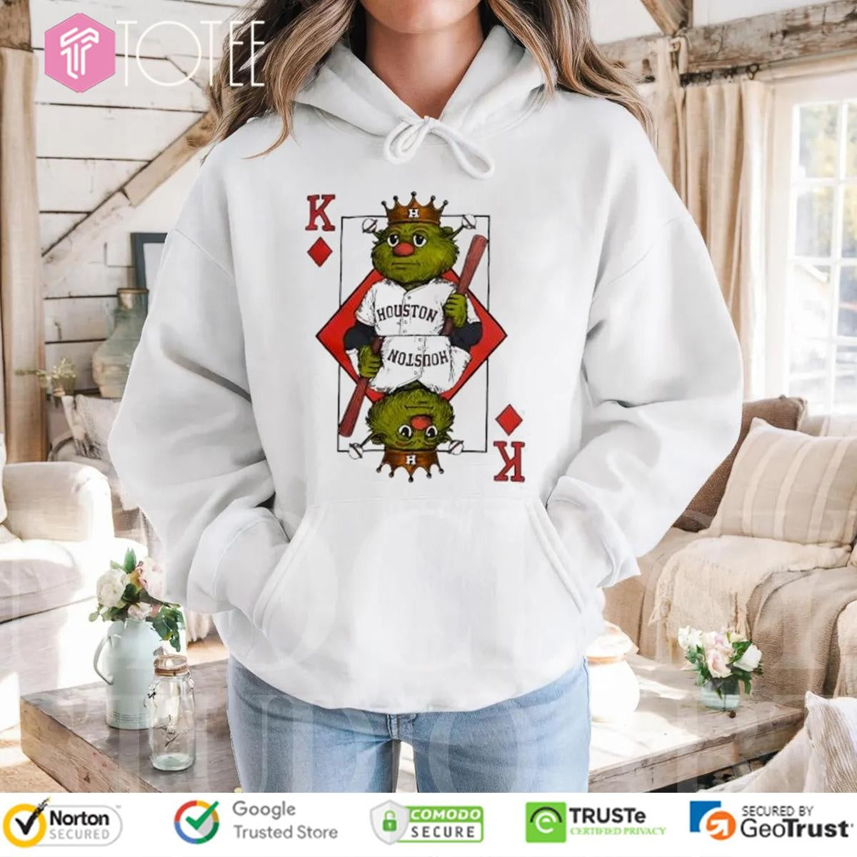 Orbit Baseball Houston Astros Mascot King Card T-shirt