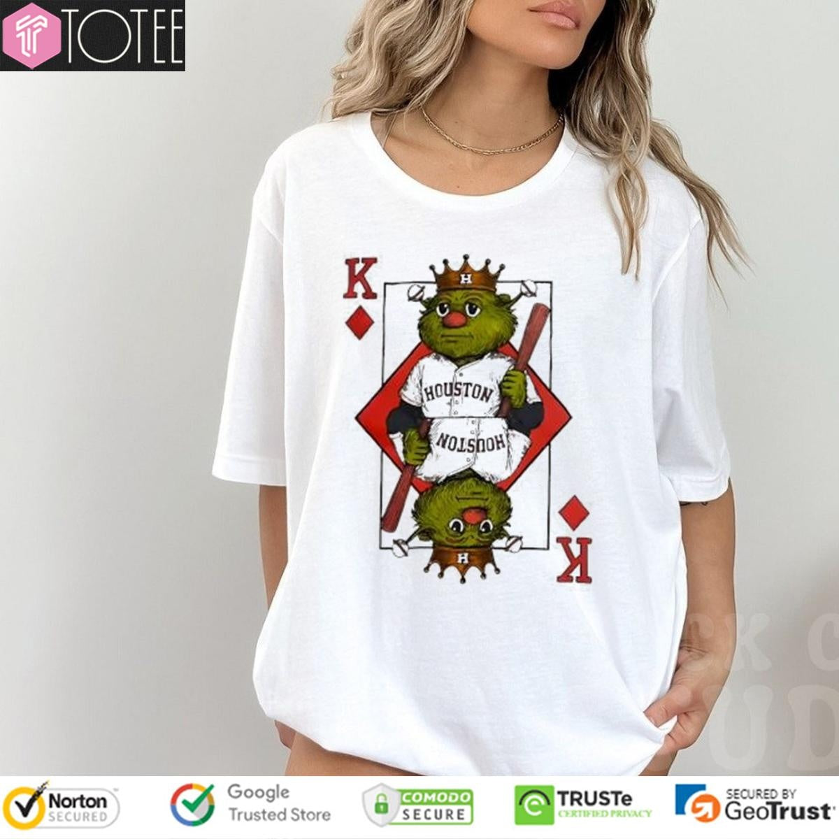 Orbit Baseball Houston Astros Mascot King Card T-shirt