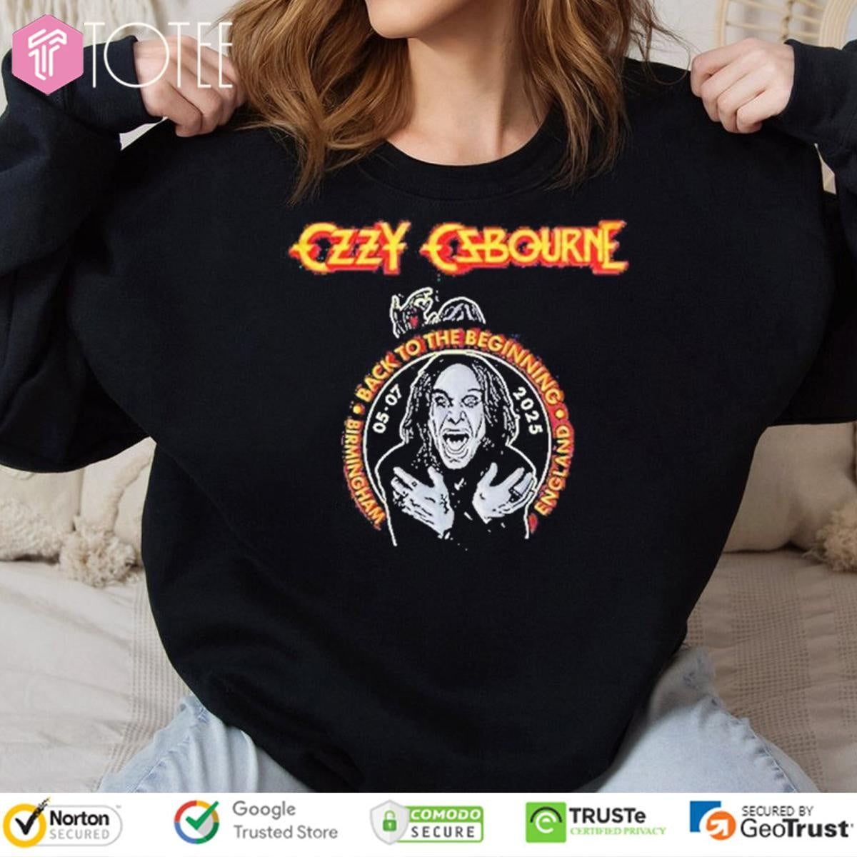 Ozzy Osbourne 05.07 2025 Back To The Beginning T-shirt