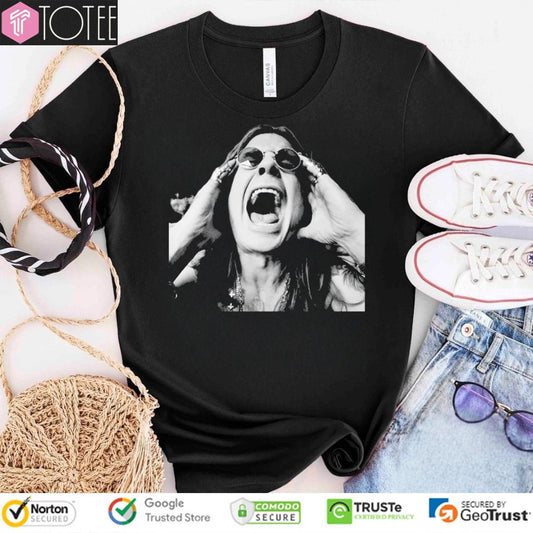 Ozzy Osbourne Screaming Photo Rip Ozzy 2025 T-shirt