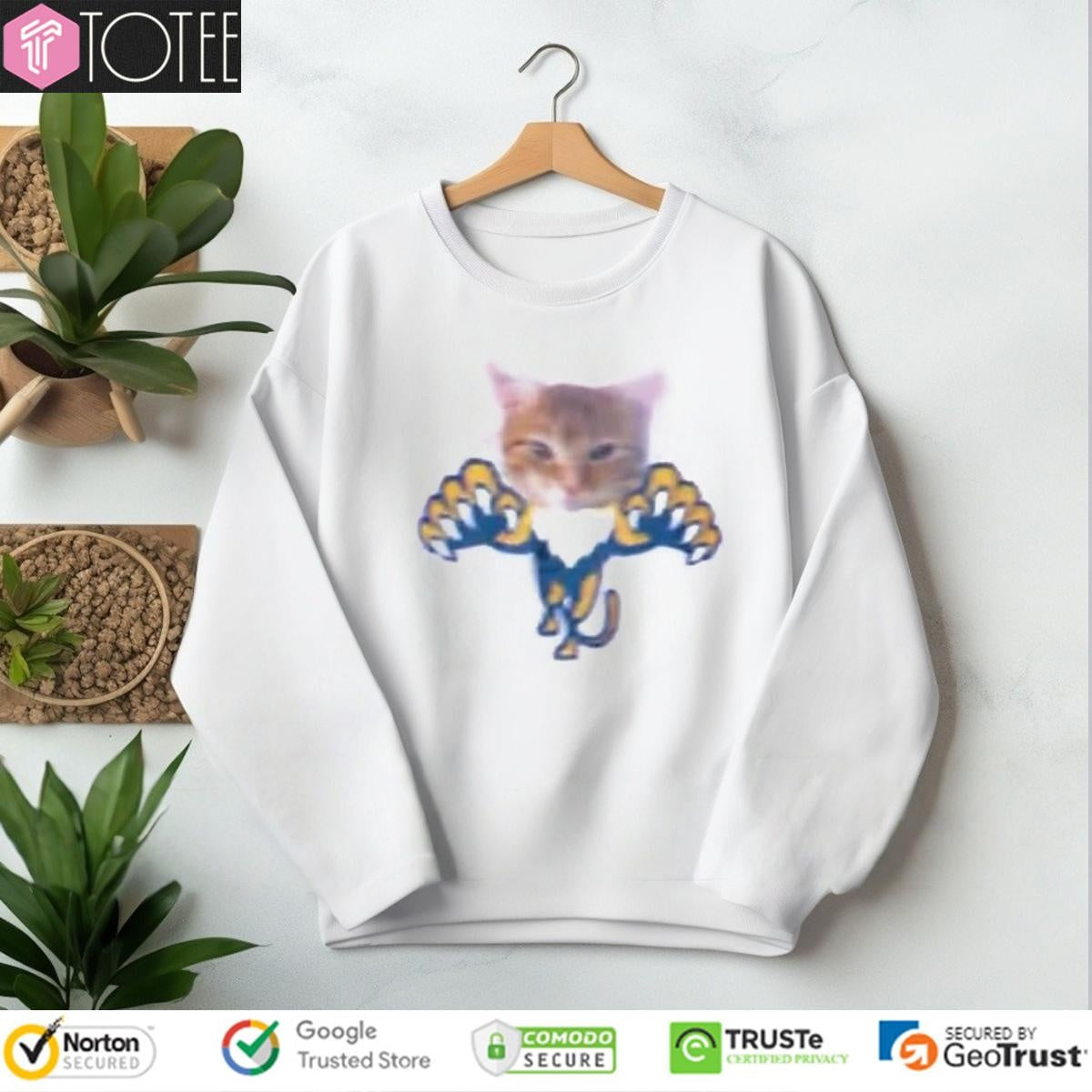 Paul Maurice Wearing His Cats Poppy And Penny Florida Panthers Logos T-shirt