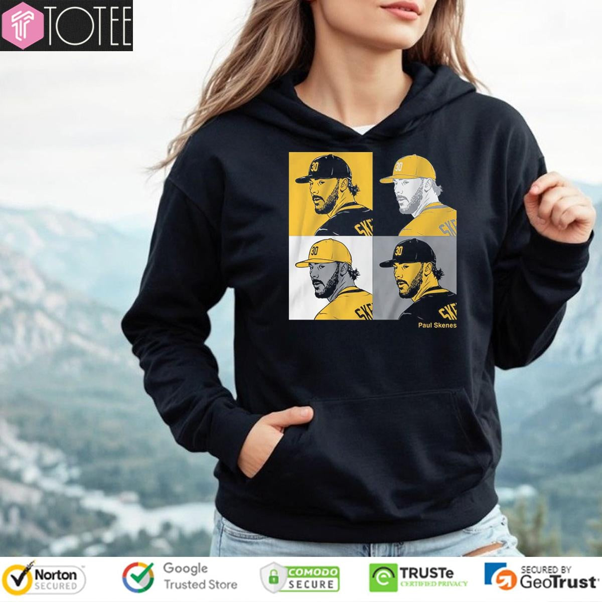 Paul Skenes Collage Panels Pittsburgh Pirates Rising Ace 2025 T-shirt