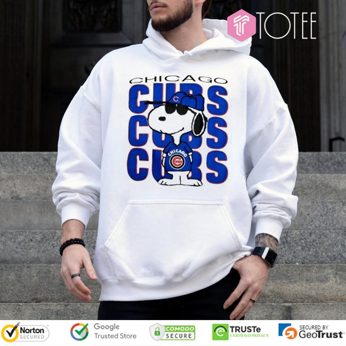 Peanuts Snoopy Repeat Chicago Cubs Baseball T-shirt