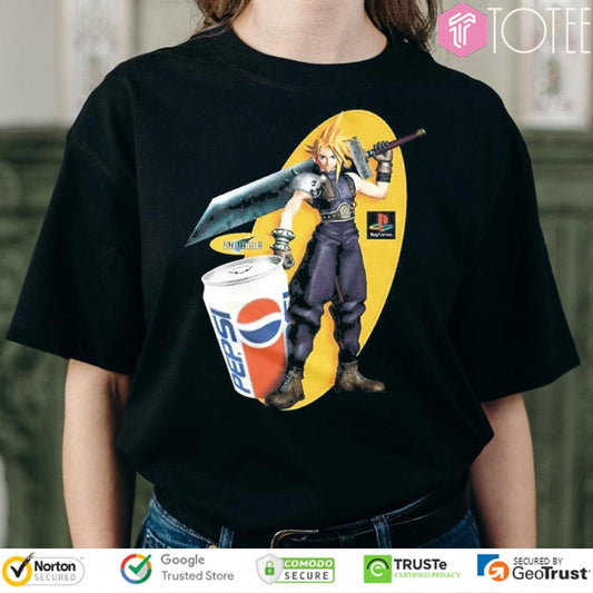 Pepsi X Cloud Strife Final Fantasy T-shirt