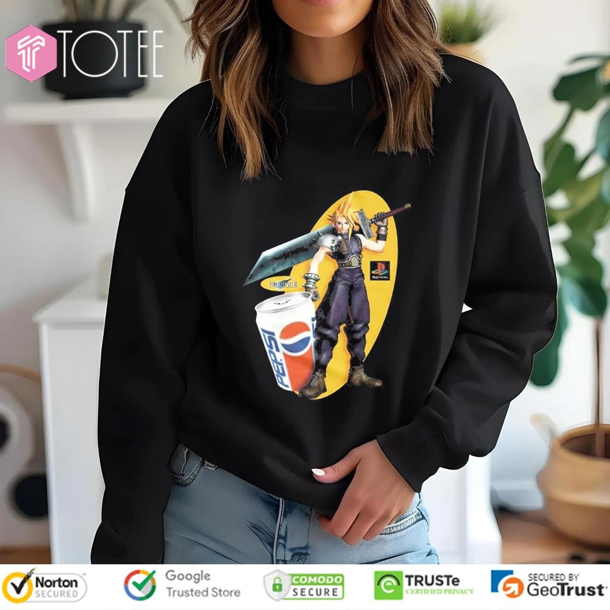 Pepsi X Cloud Strife Final Fantasy T-shirt