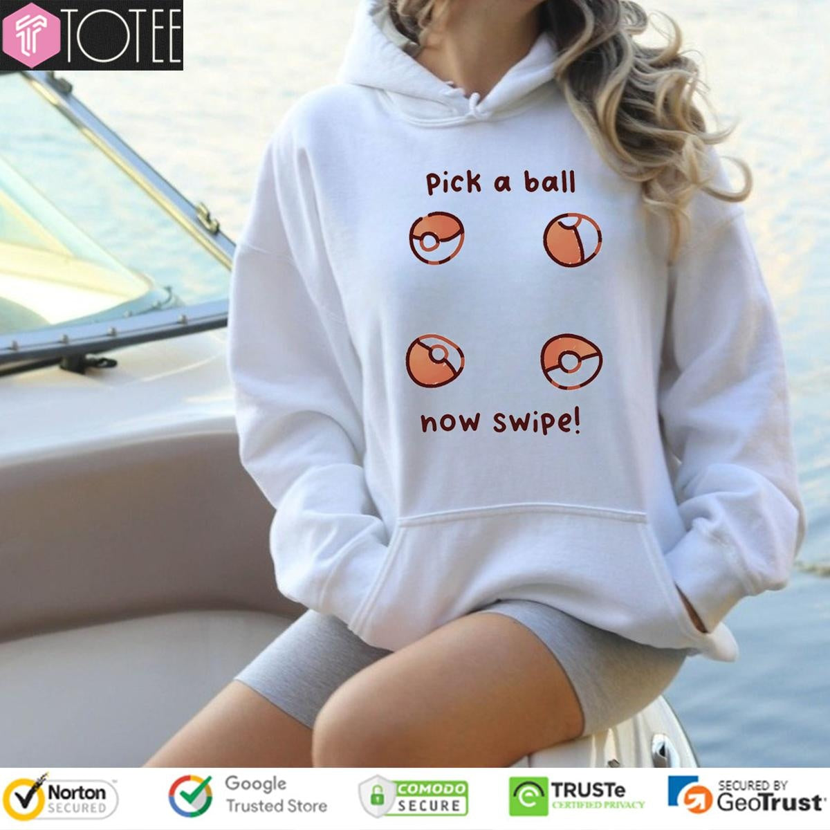 Pick A Ball Now Swipe Pokemon T-shirt