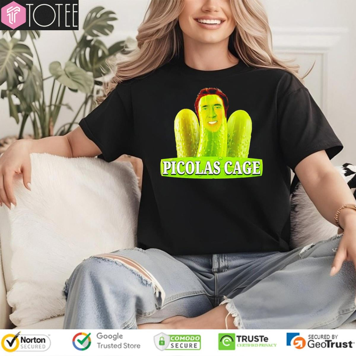 Picolas Cage Pickle Nicolas Cage T-shirt