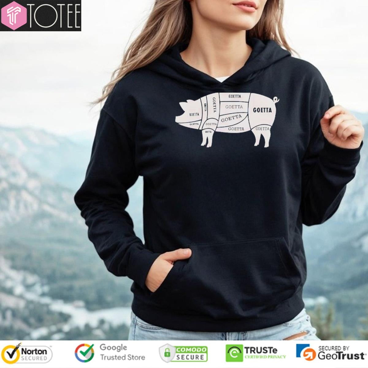 Pig Goetta Diagram T-shirt