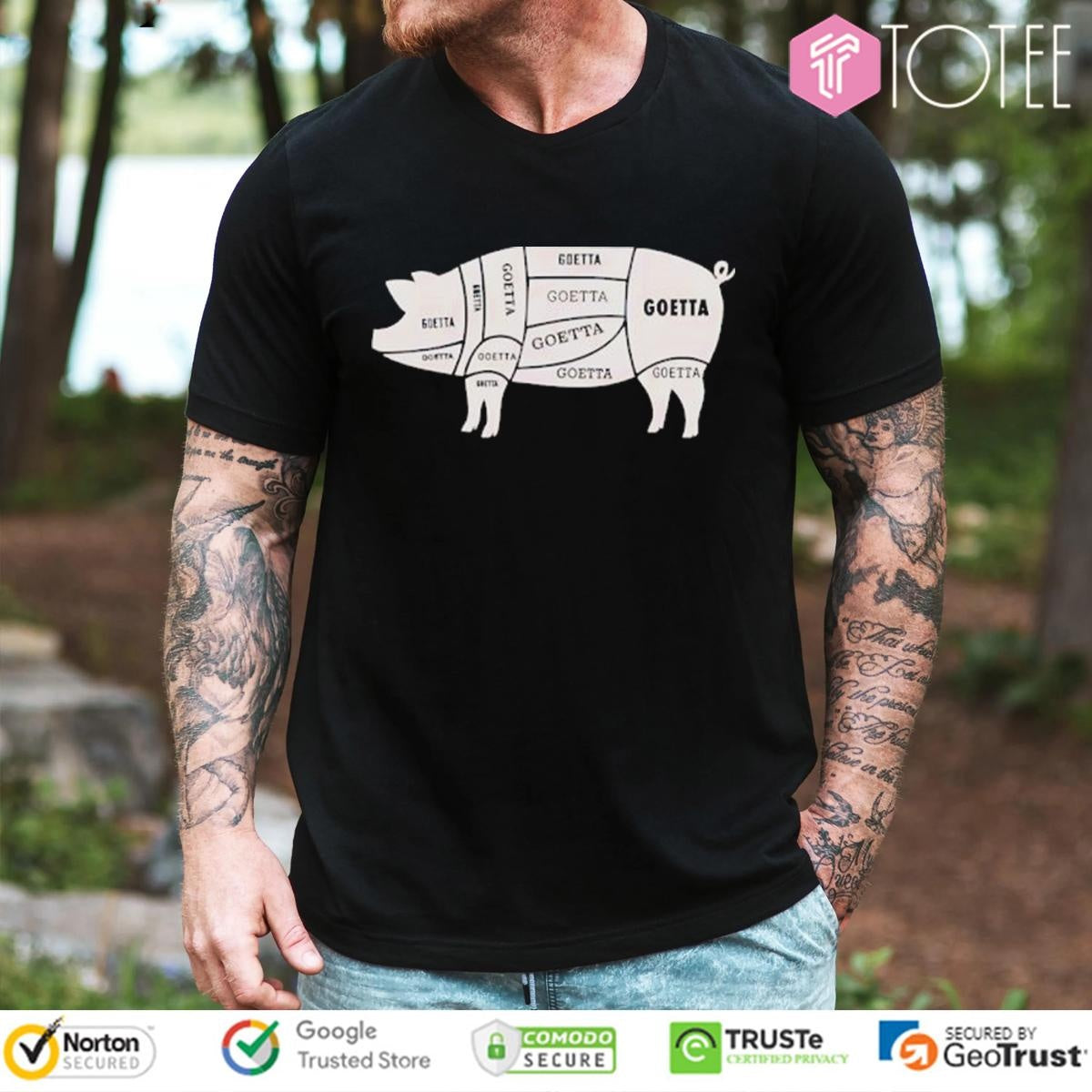 Pig Goetta Diagram T-shirt