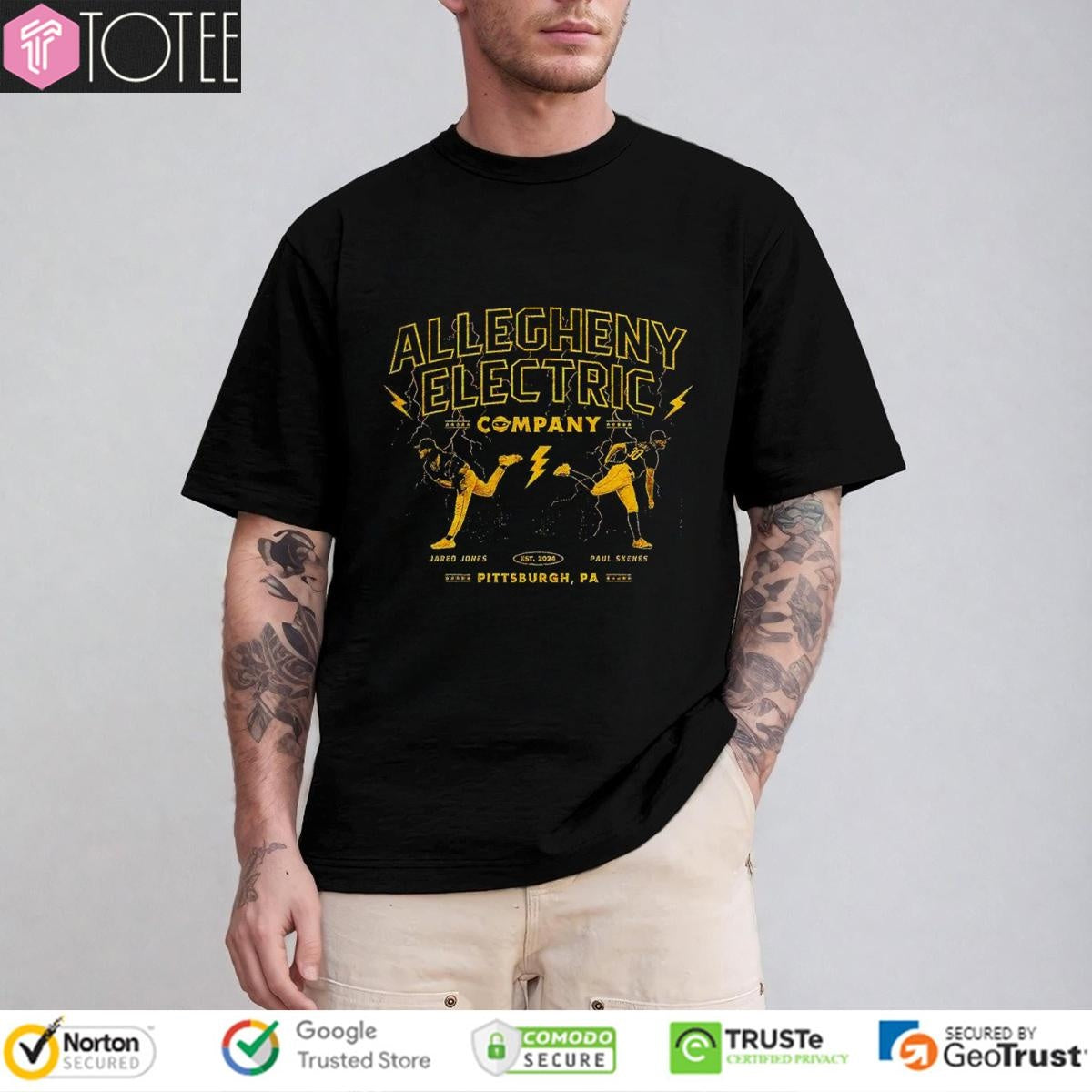 Pittsburgh Pirates Jared Jones And Paul Skenes Allegheny Electric Company Shirt