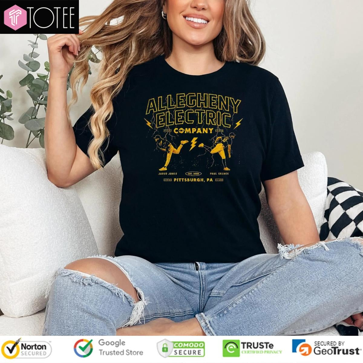 Pittsburgh Pirates Jared Jones And Paul Skenes Allegheny Electric Company Shirt