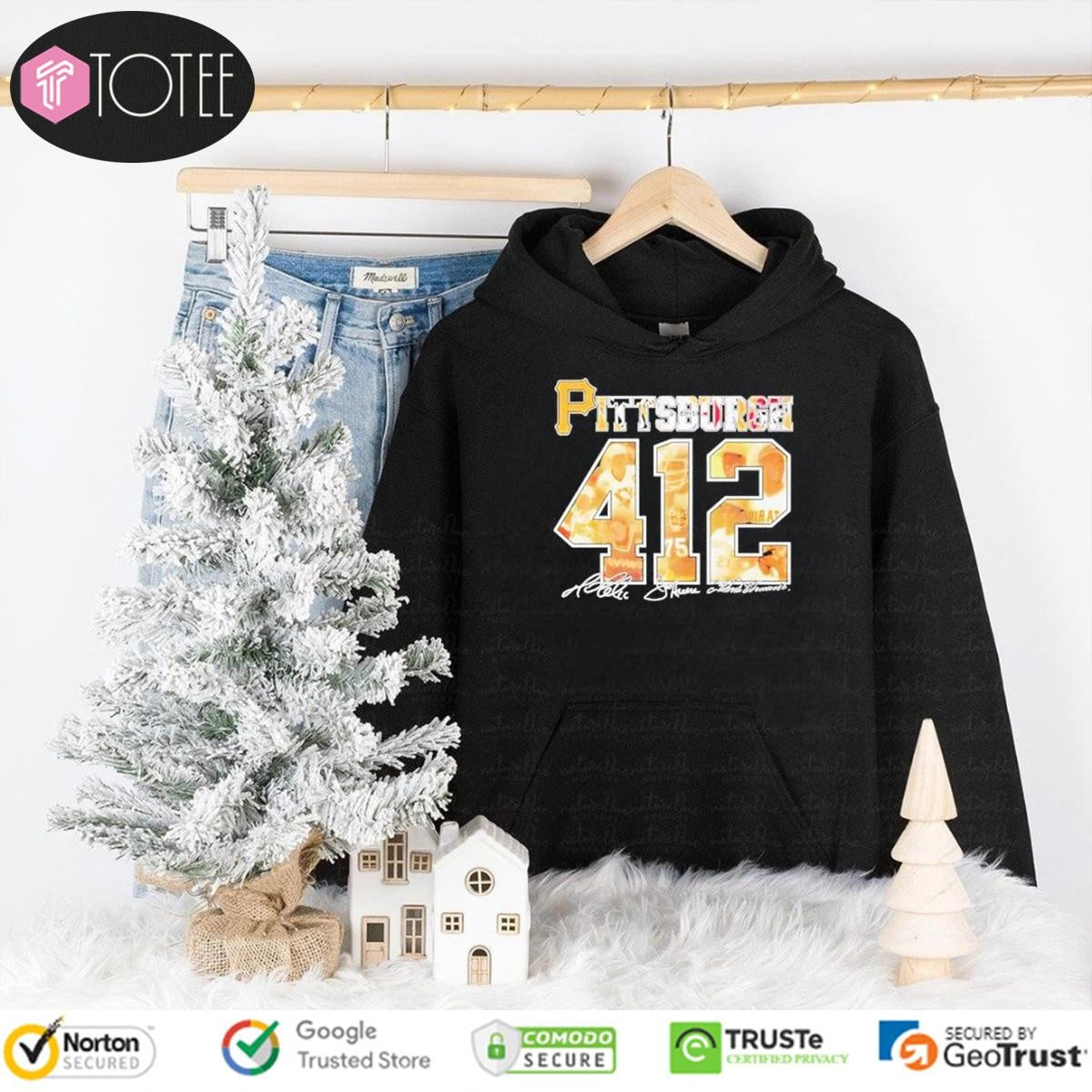 Pittsburgh Pirates Mac Miller 412 Signatures T-shirt