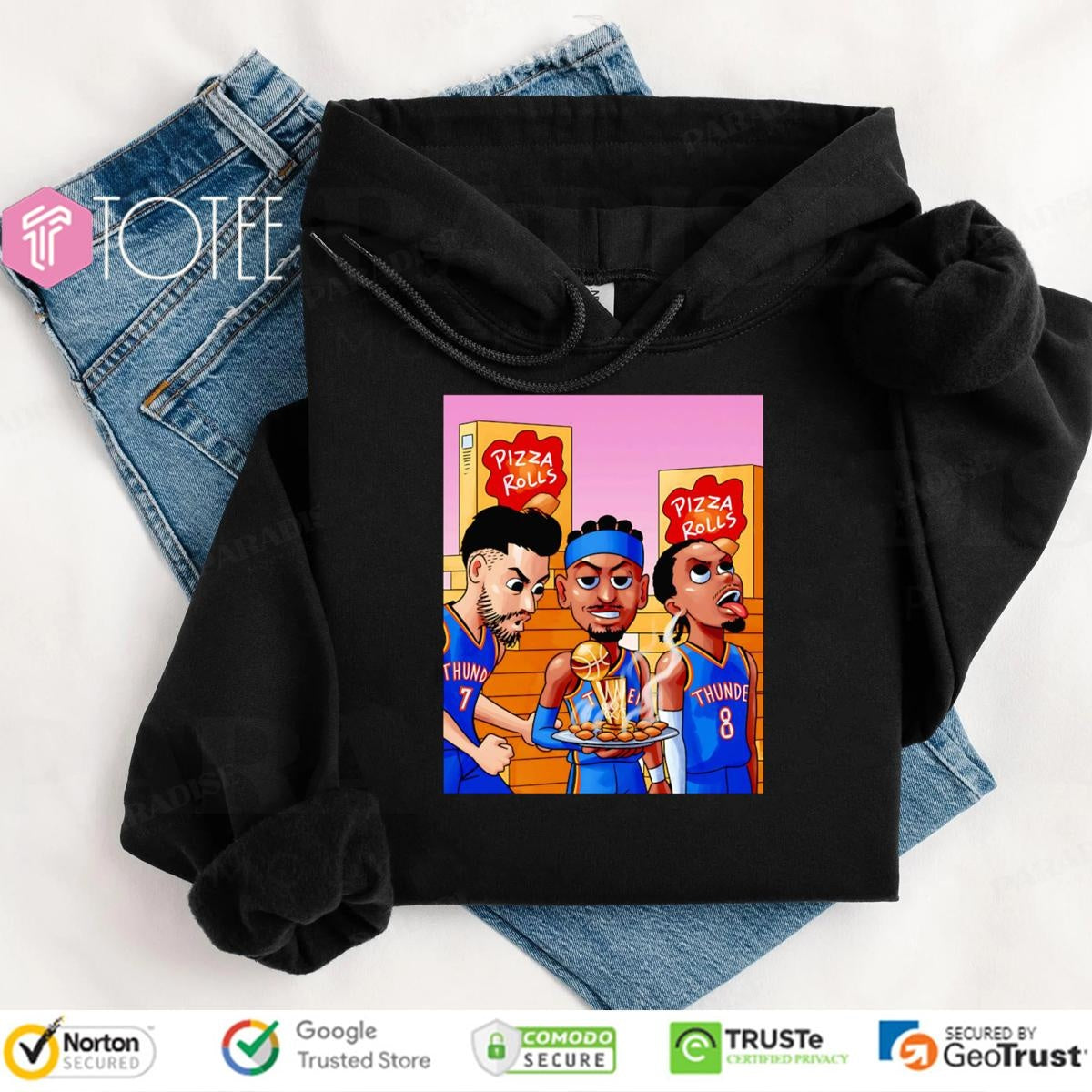 Pizza Rolls Oklahoma City Thunder T-shirt