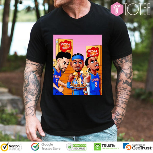 Pizza Rolls Oklahoma City Thunder T-shirt