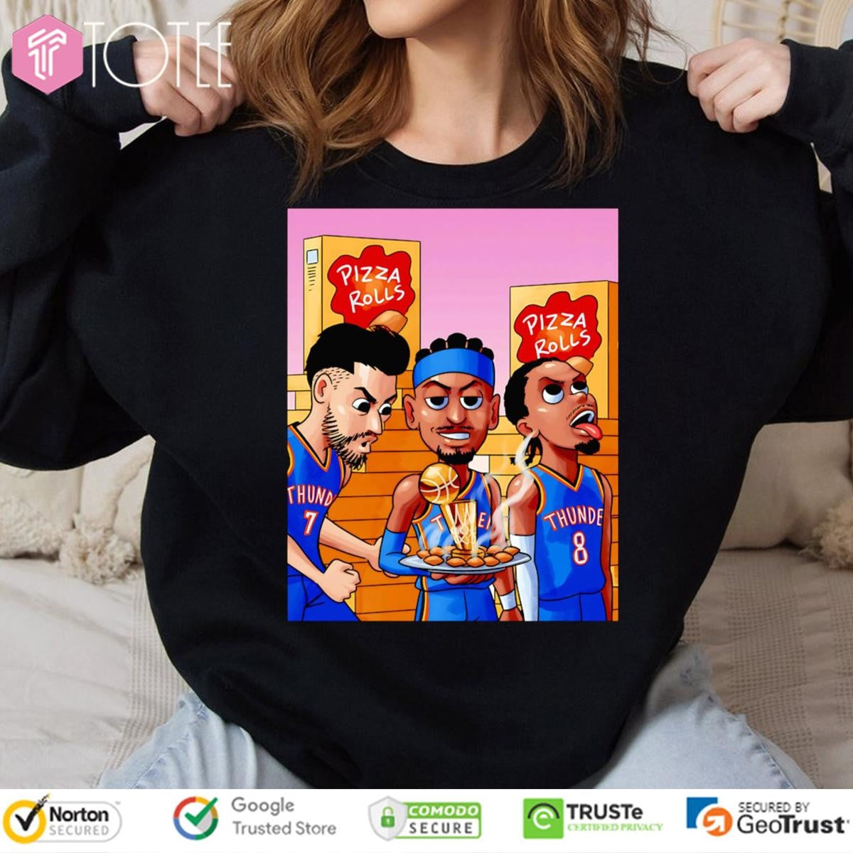 Pizza Rolls Oklahoma City Thunder T-shirt