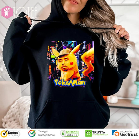 Pokeaman Parody Sean Combs Pikachu Pokemon Hoodie