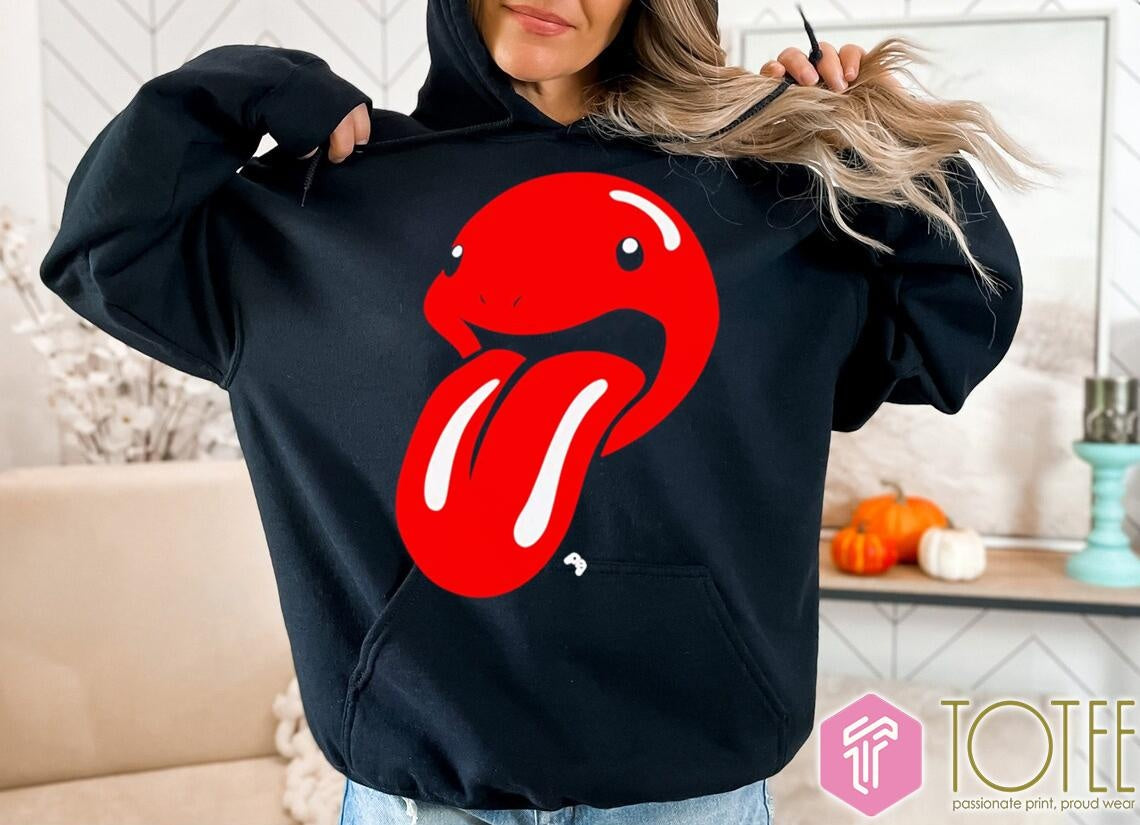 Pokemon Lickitung Tongue And Lips Stones Logo T-shirt