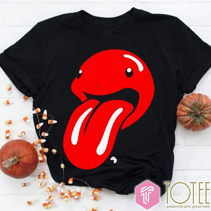 Pokemon Lickitung Tongue And Lips Stones Logo T-shirt