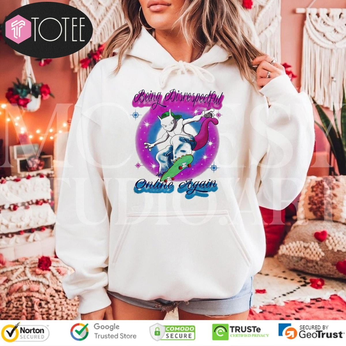 Pokemon Mewtwo Being Disrespectful Online Again Retro T-shirt