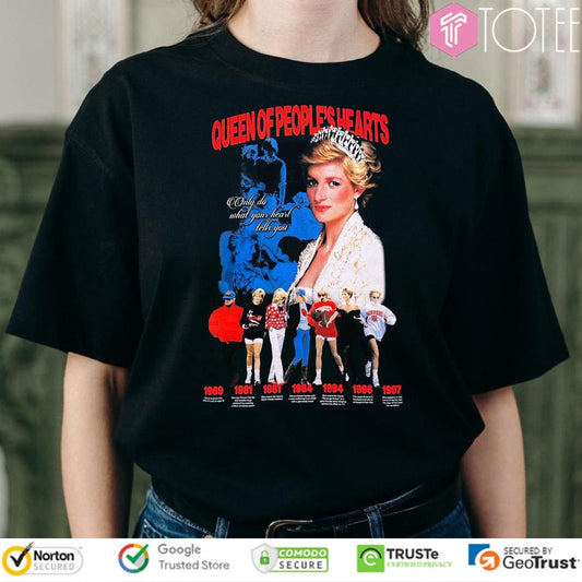 Princess Diana Queen Of Peoples Hearts T-shirt