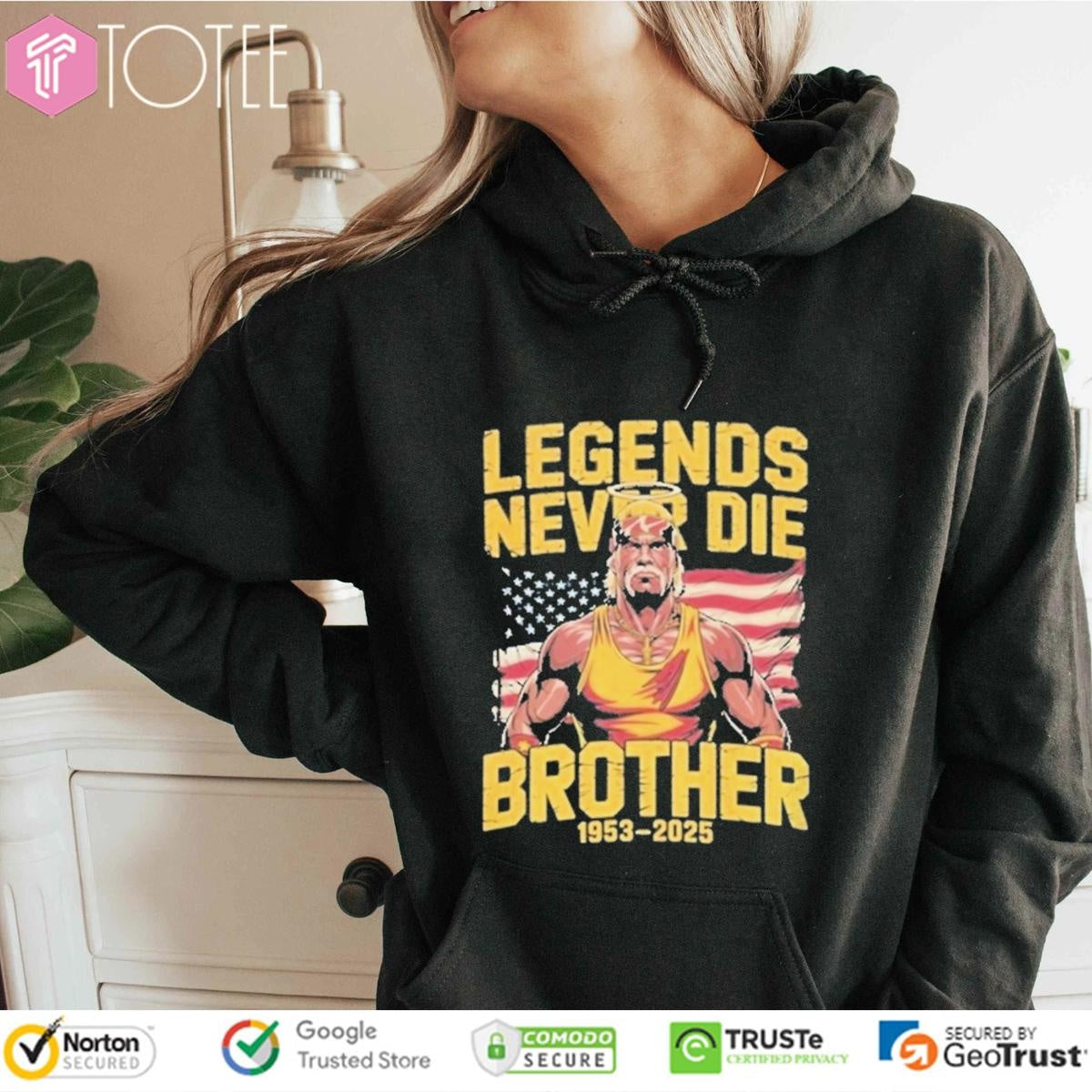 R.I.P Hulk Hogan Legends Never Die Brother 1953-2025 T-shirt