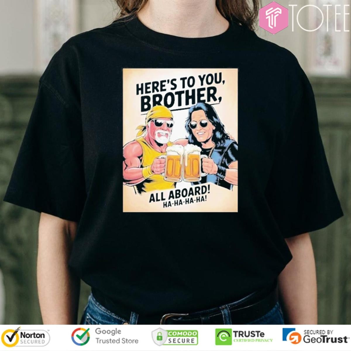 R.I.P Ozzy Osbourne And Hulk Logan Heres To You Brother All Aboard Hahaha T-shirt