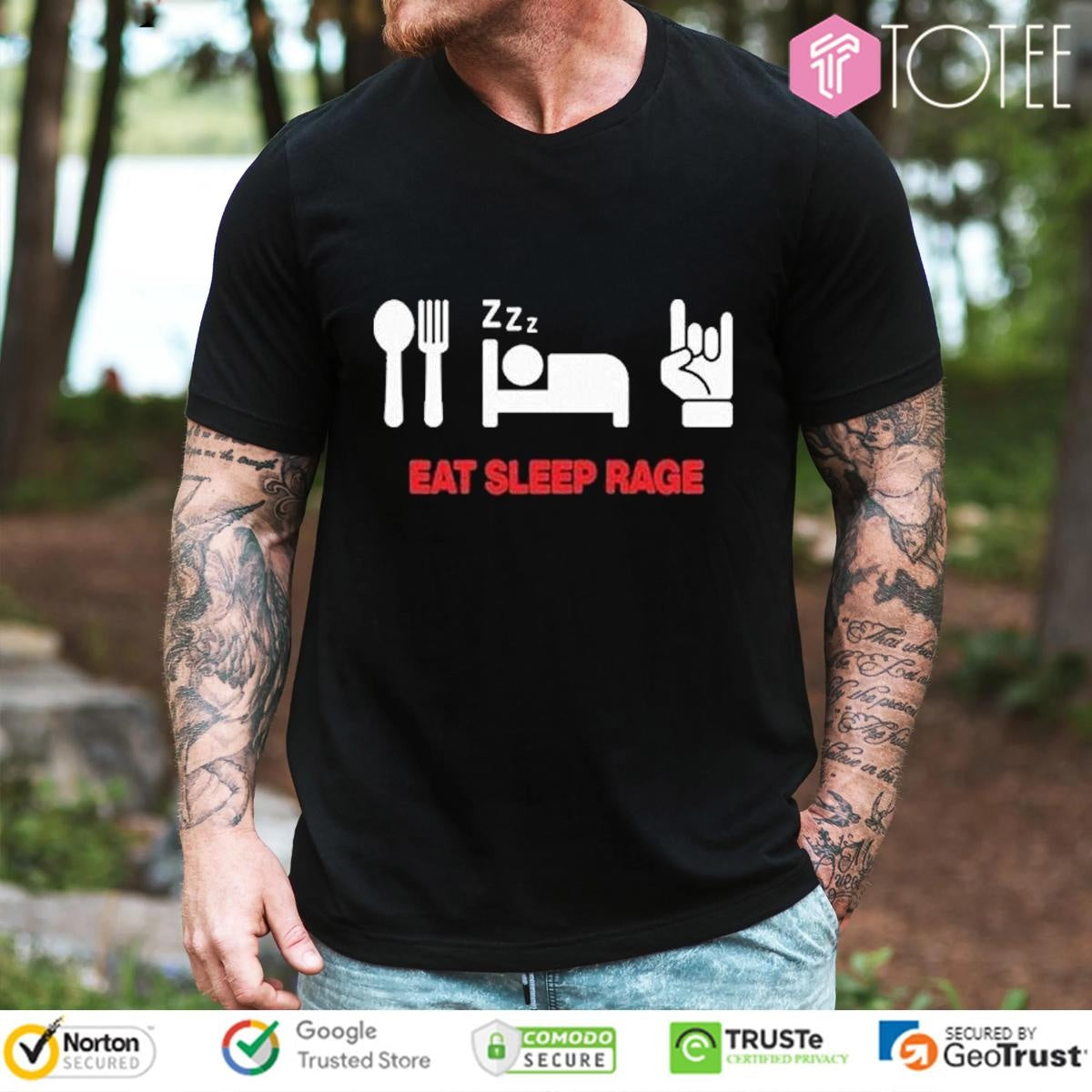 Ray Volpe Eat Sleep Rage Shirt
