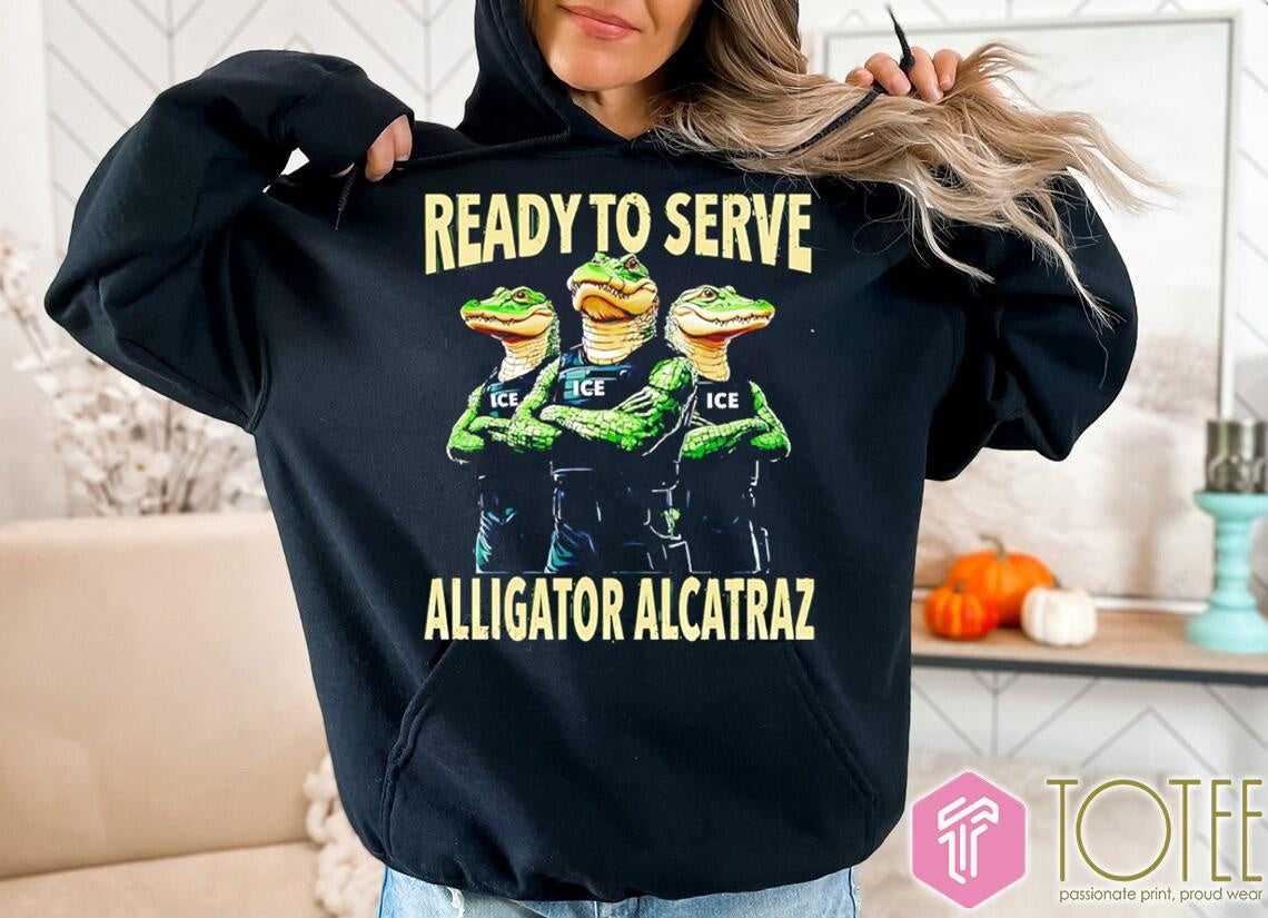 Ready To Serve Alligator Alcatraz Ice T-shirt