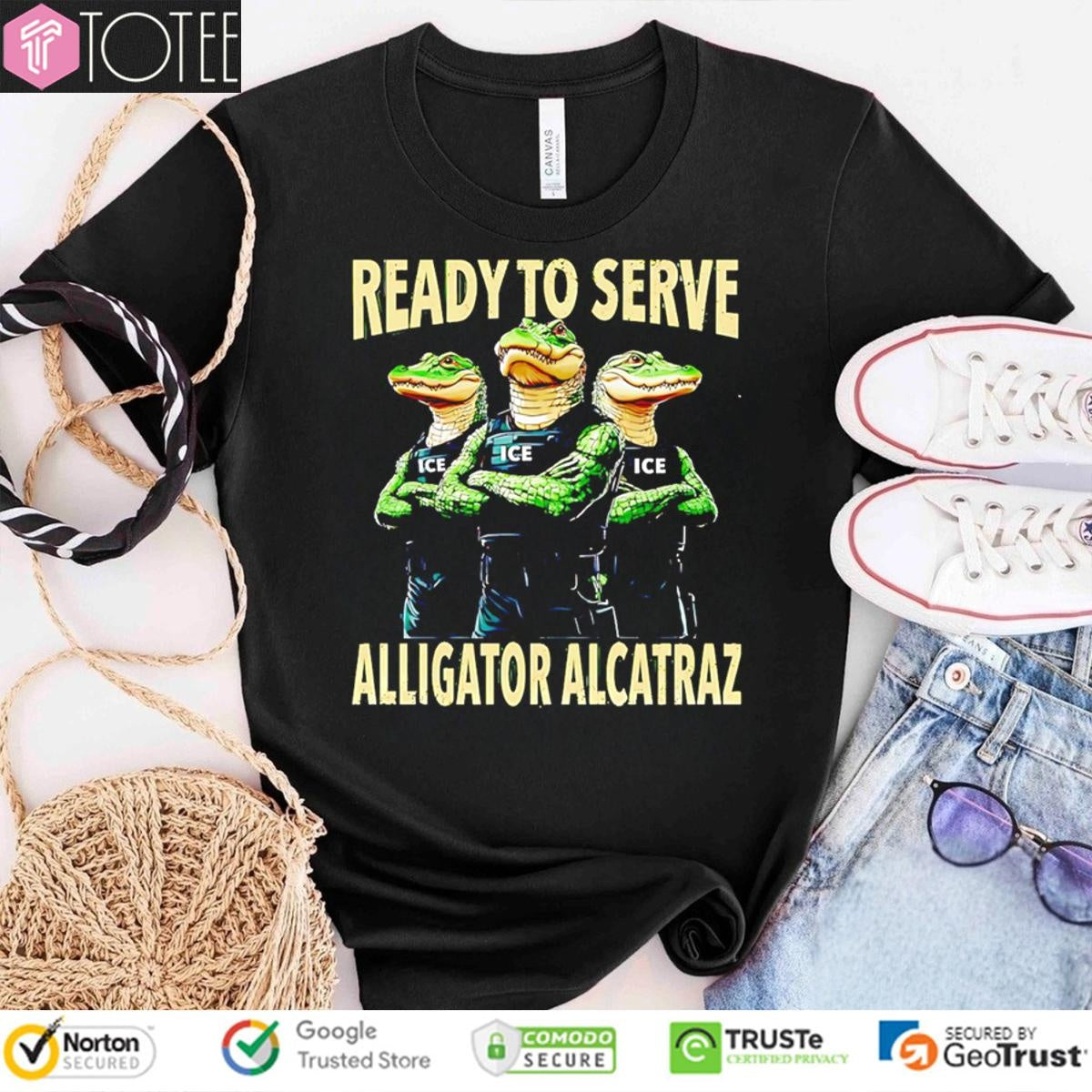 Ready To Serve Alligator Alcatraz Ice T-shirt
