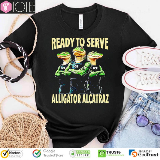 Ready To Serve Alligator Alcatraz Ice T-shirt