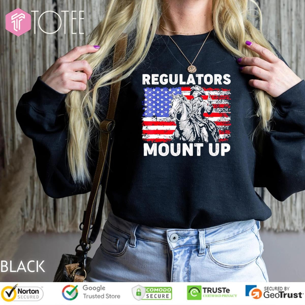 Regulators Mount Up American Flag 4Th Of July T-shirt