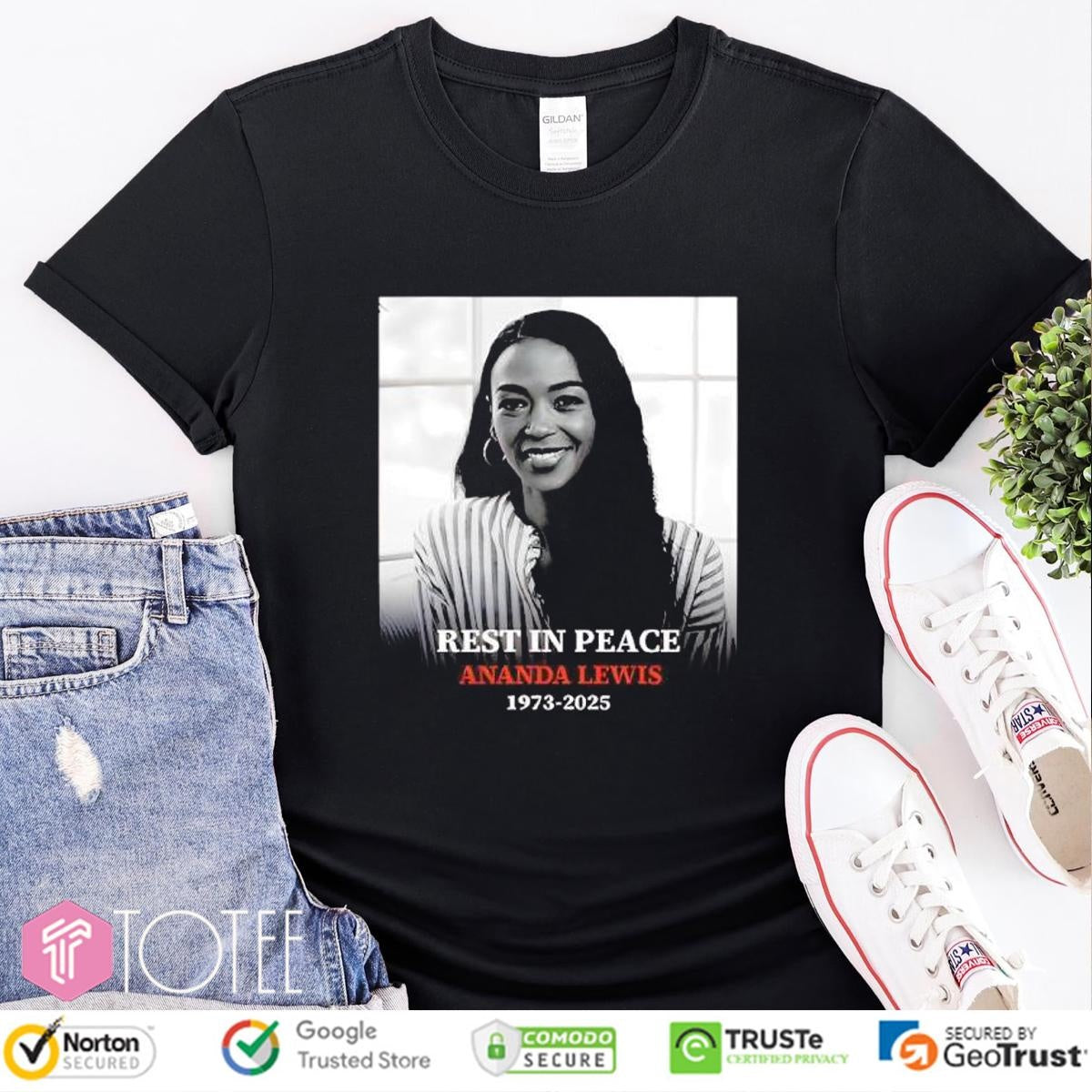 Rest In Peace Ananda Lewis 1973-2025 T-shirt