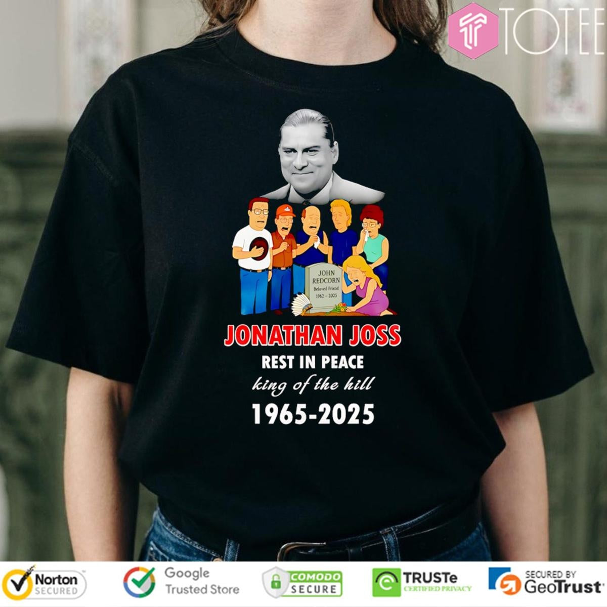 Rest In Peace Jonathan Joss 1965-2025 King Of The Hill T-shirt
