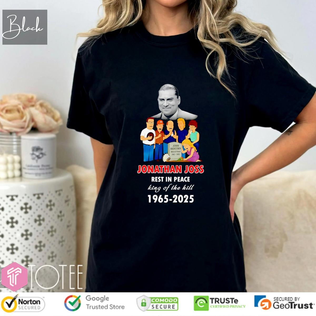Rest In Peace Jonathan Joss 1965-2025 King Of The Hill T-shirt