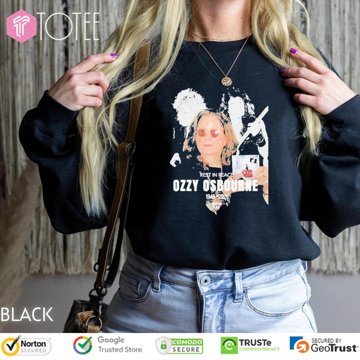 Rest In Peace Ozzy Osbourne 1948-2025 Vintage T-shirt