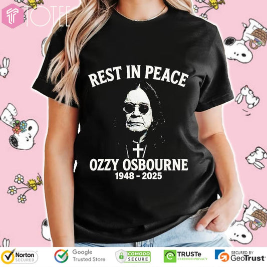 Rest In Peace Ozzy Osbourne 1984-2025 Werewolf Tour T-shirt
