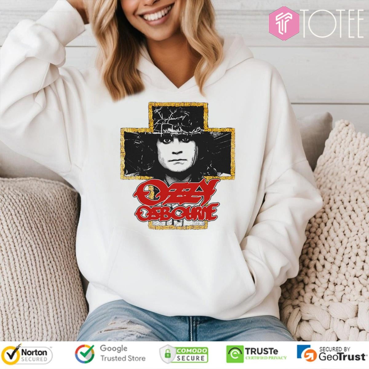 Rest In Peace Ozzy Osbourne Cross T-shirt