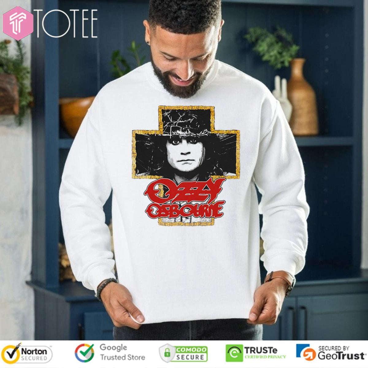 Rest In Peace Ozzy Osbourne Cross T-shirt