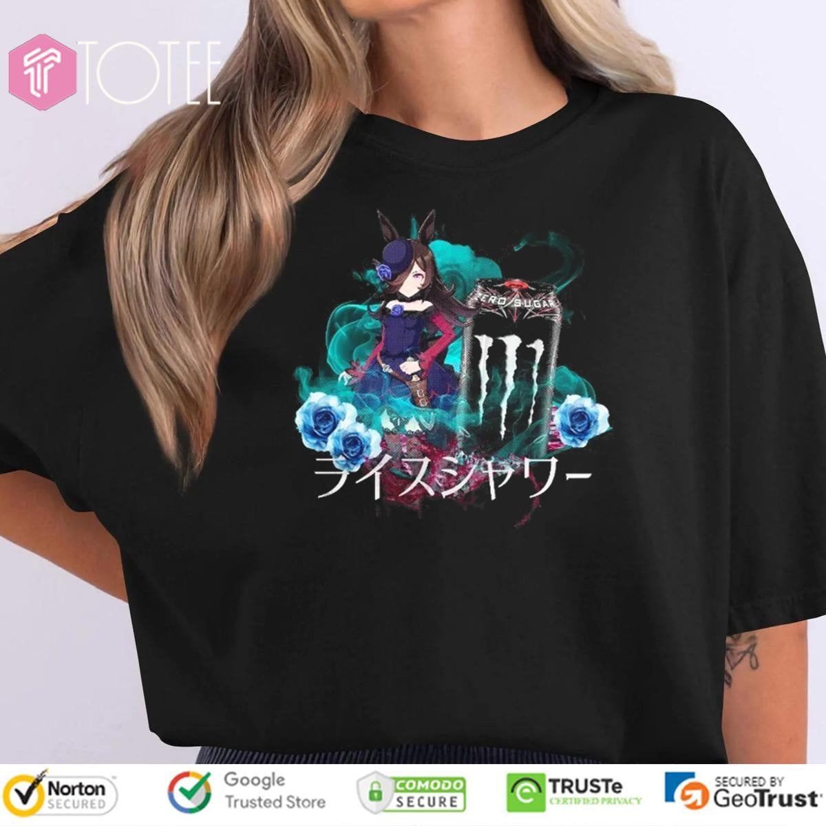 Rice Shower Uma Musume Monster Energy Zero Sugar T-shirt