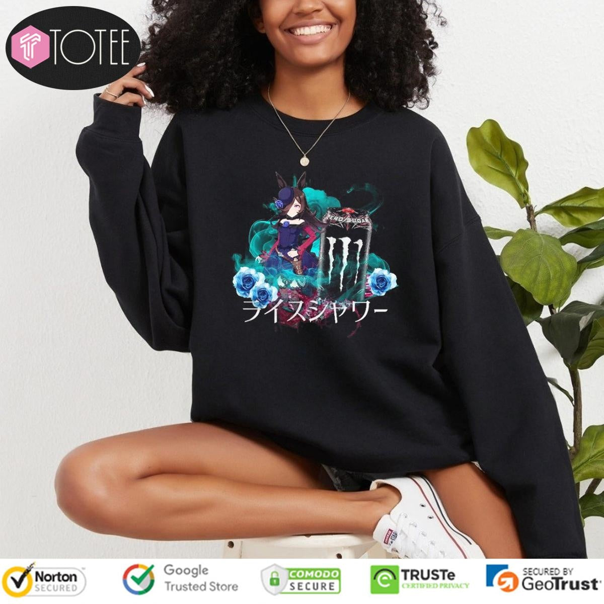 Rice Shower Uma Musume Monster Energy Zero Sugar T-shirt