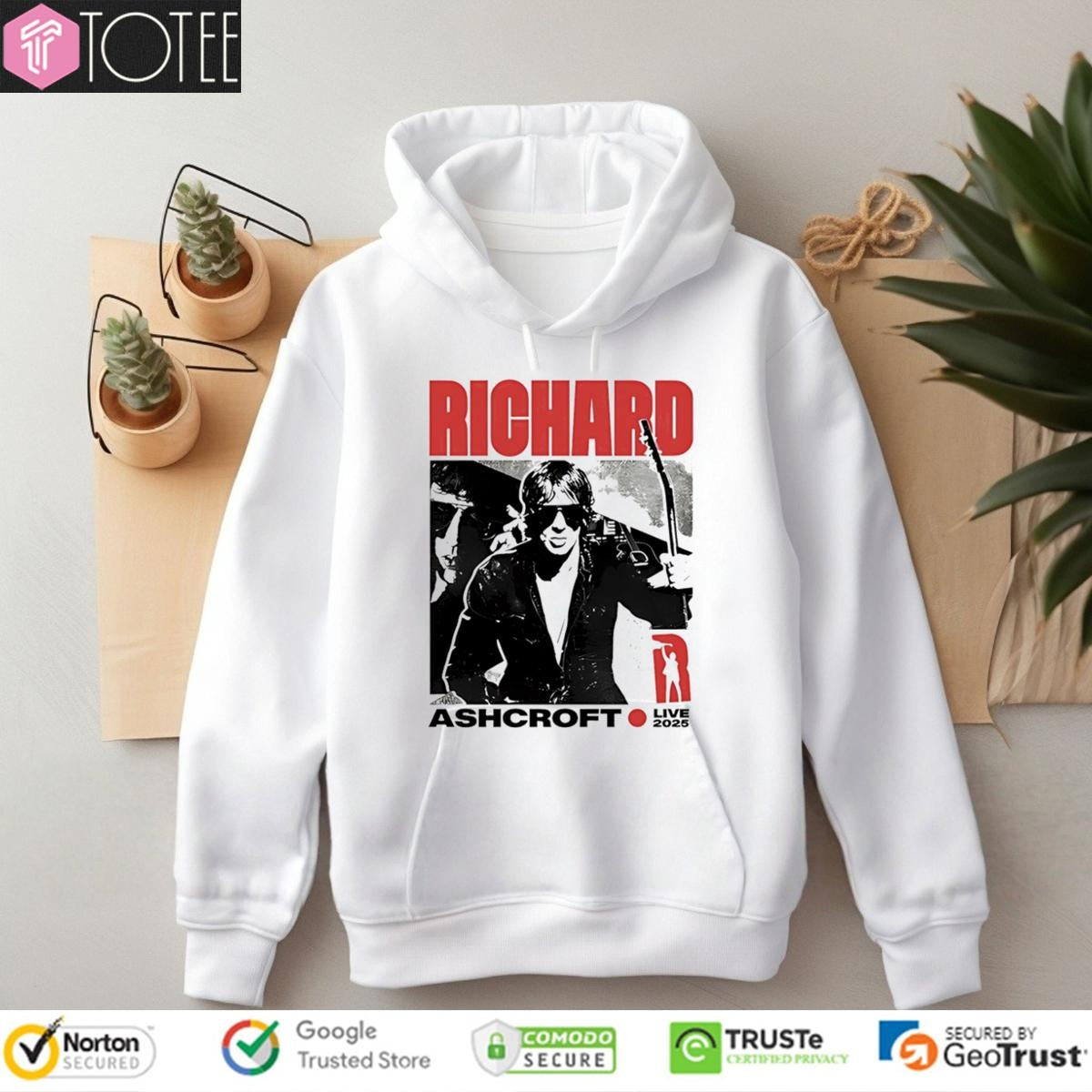 Richard Ashcroft Live 2025 Beige Tour T-shirt