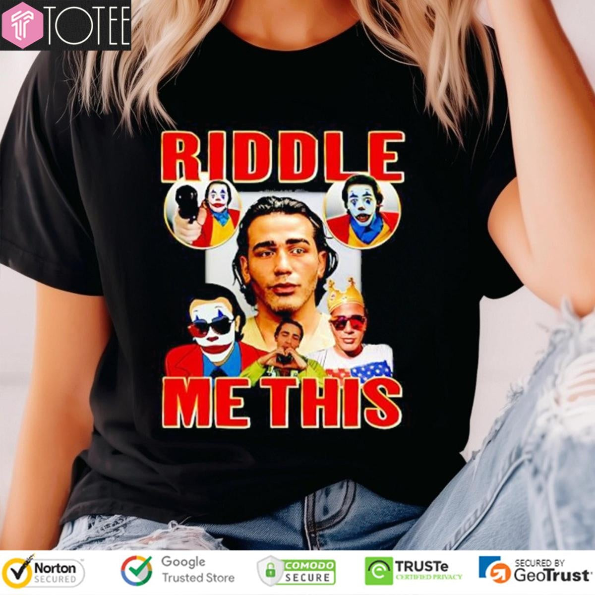 Riddle Me This Clown Parody Joker T-shirt