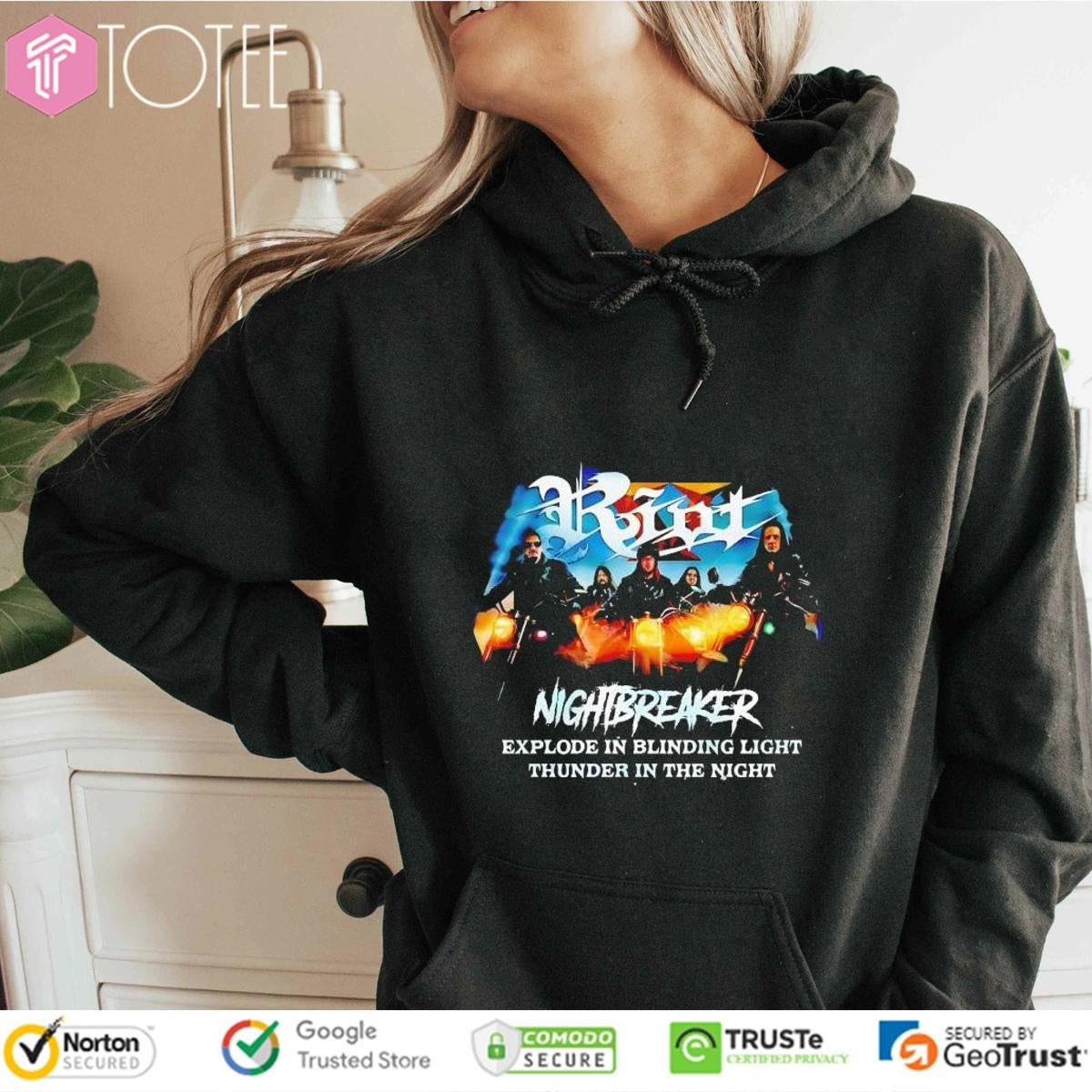 Riot 50Th Anniversary Tour 1975-2025 Hoodie
