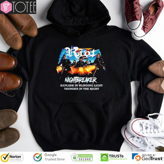Riot Nightbreaker Explode In Blinding Light Thunder In The Night T-shirt