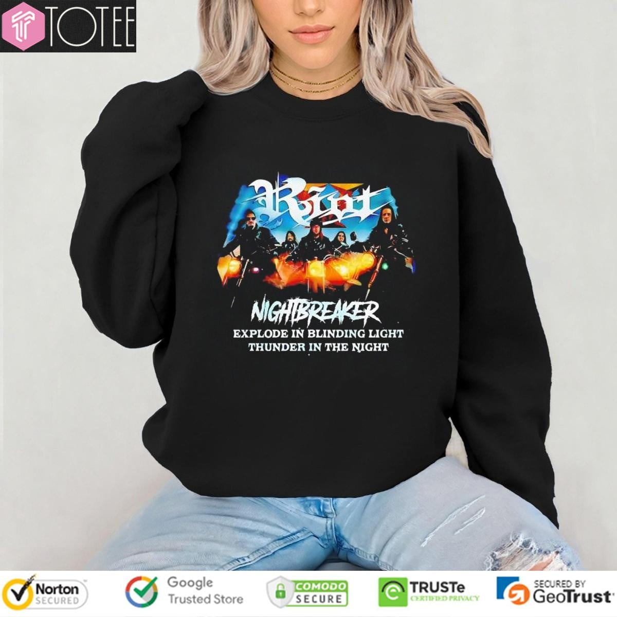 Riot Nightbreaker Explode In Blinding Light Thunder In The Night T-shirt