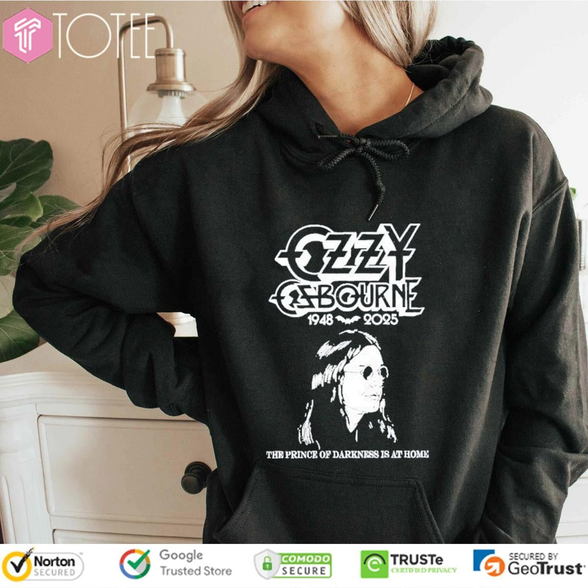 Rip Ozzy Osbourne 1948-2025 Prince Of Darkness Is At Home T-shirt