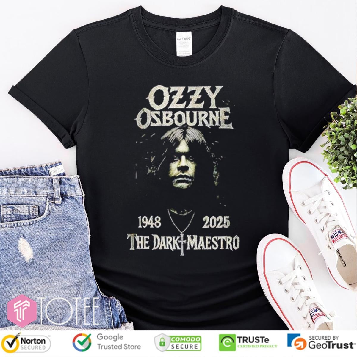 Rip Ozzy Osbourne 1948-2025 The Dark Maestro T-shirt