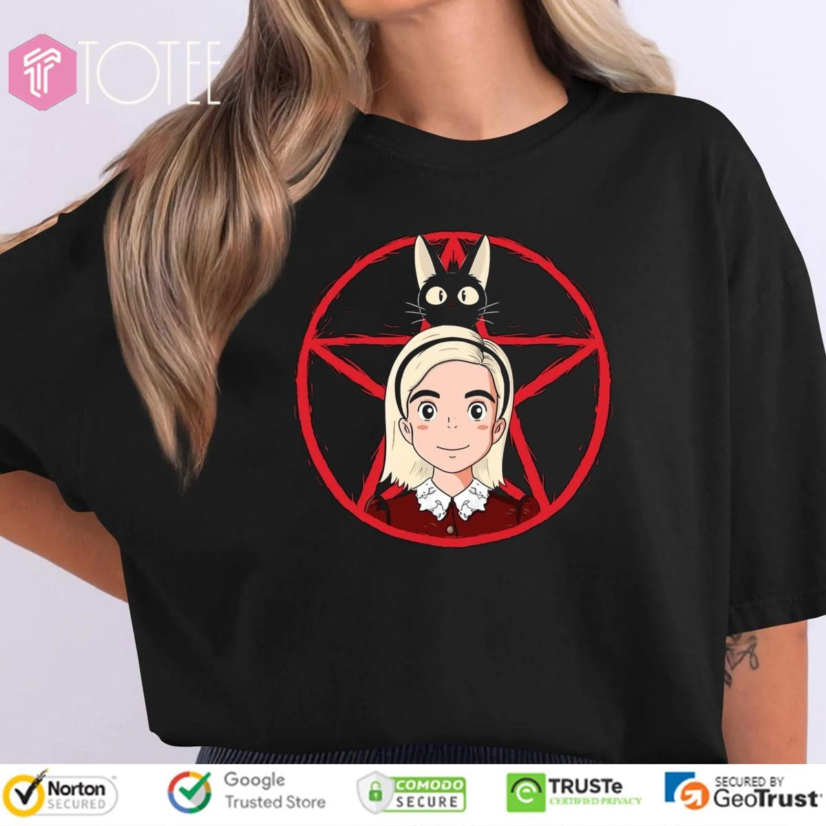 Sabrina And Salem Vers Anime T-shirt