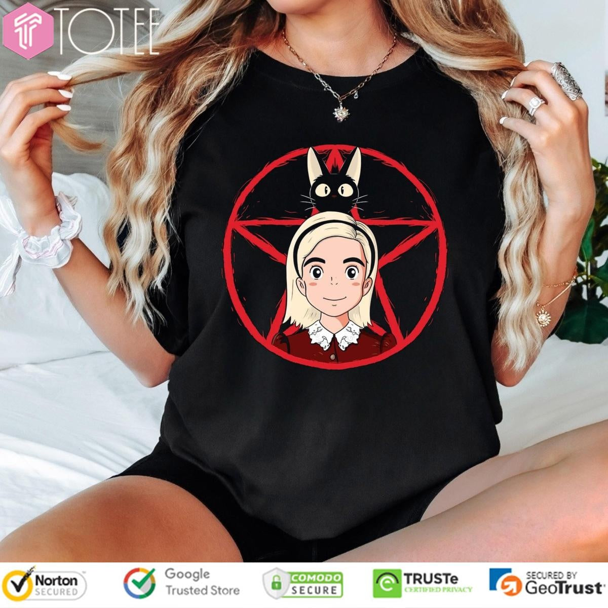 Sabrina And Salem Vers Anime T-shirt