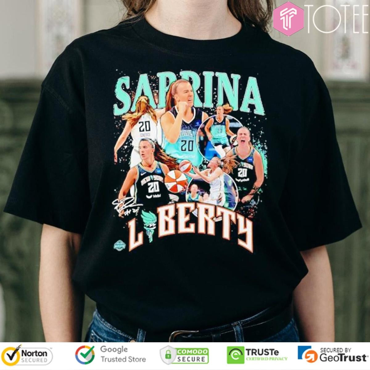 Sabrina Ionescu New York Liberty Wnba All-Star Signature Bootleg T-shirt